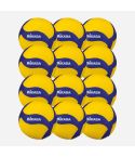 Mikasa Trainingsvolleyball V345W yellow/royal 12-Pack