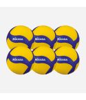 Mikasa Trainingsvolleyball V330W yellow/royal 6-Pack