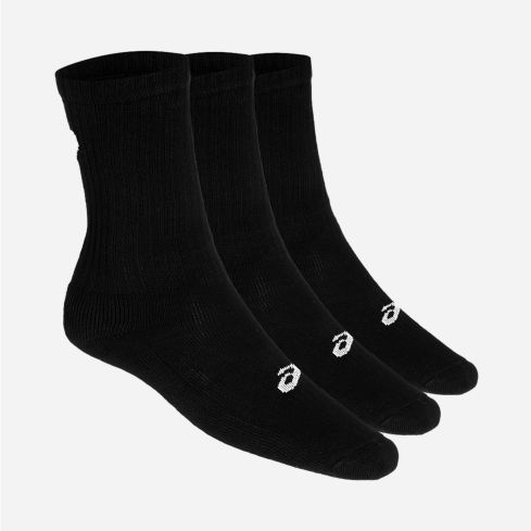 Asics 3PPK CREW SOCK black GOOD