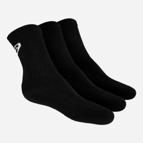 Asics 3PPK CREW SOCK black GOOD