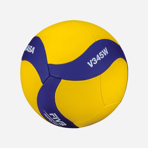 Mikasa Trainingsvolleyball V345W yellow/royal
