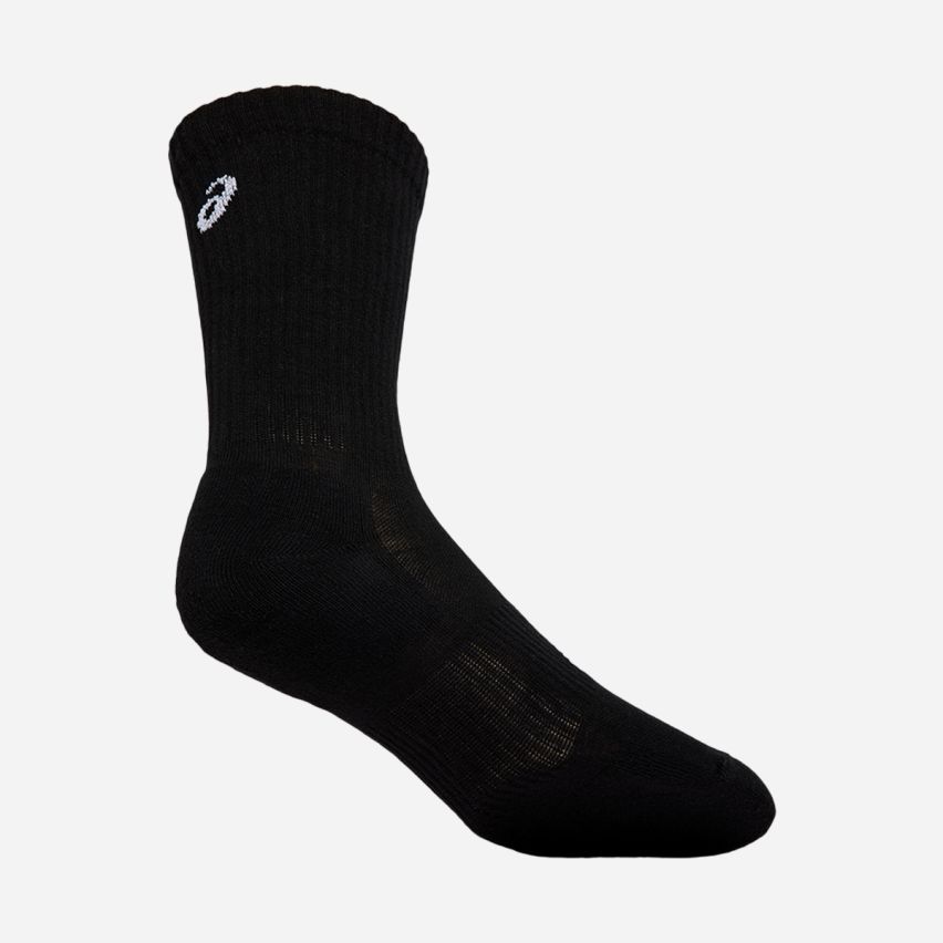 Asics 3PPK CREW SOCK black GOOD