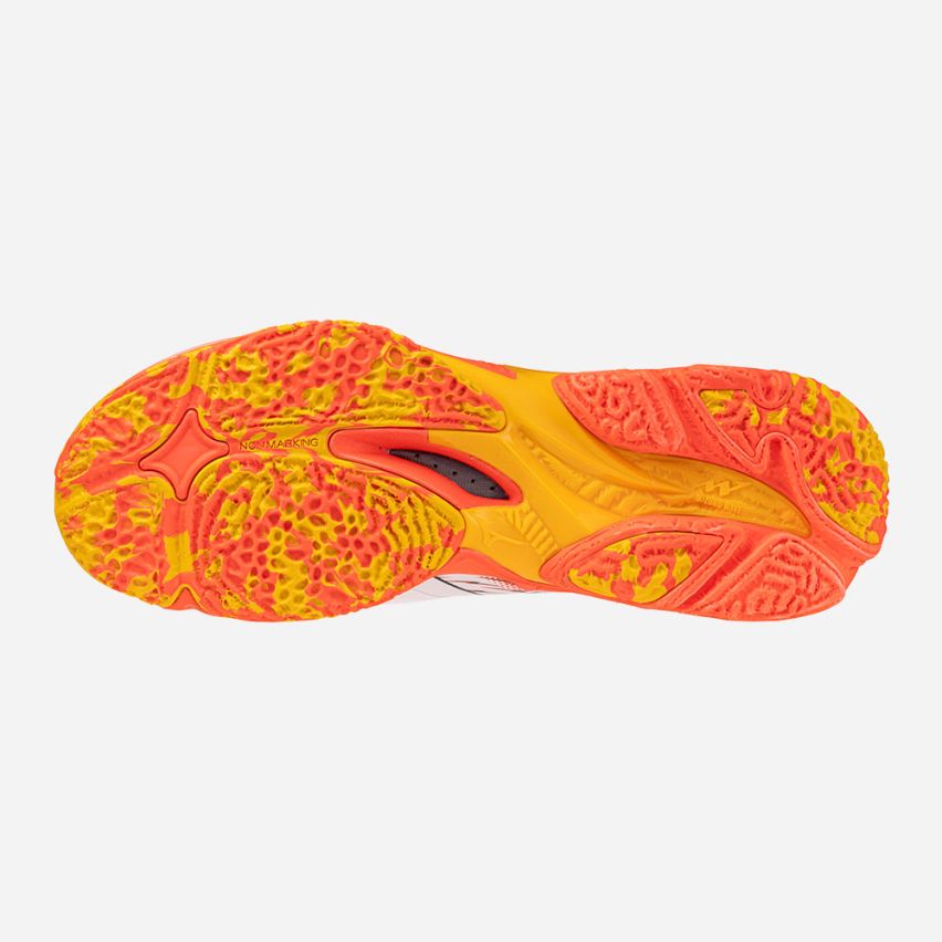 Mizuno Wave LIGHTNING NEO 3 white/coral/citrus