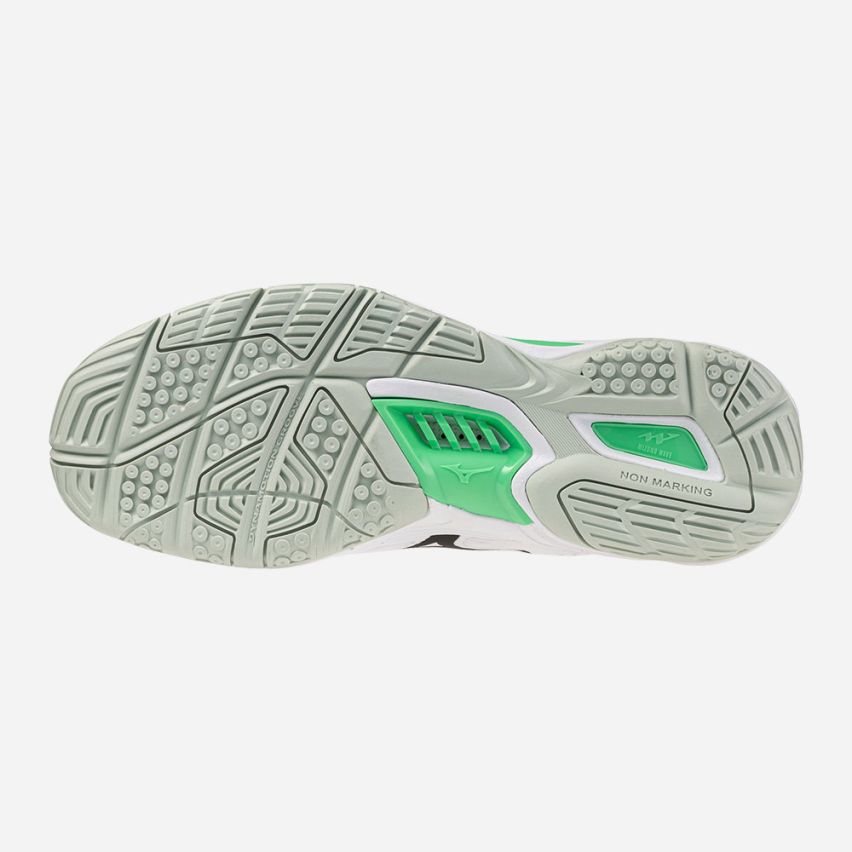 Mizuno Wave STEALTH 6 white/frozen emerald